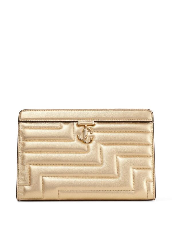 Jimmy Choo Avenue quilted pouch
