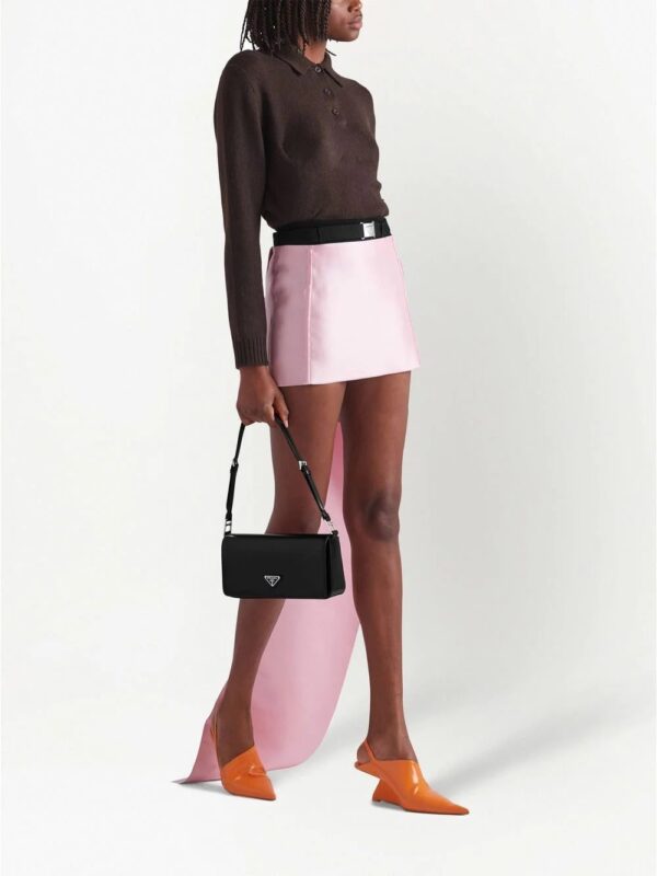 Prada  Femme brushed-leather shoulder bag - Image 2