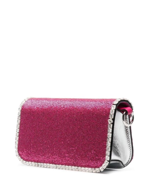 Valentino Garavani VLogo sequinned clutch bag - Image 4