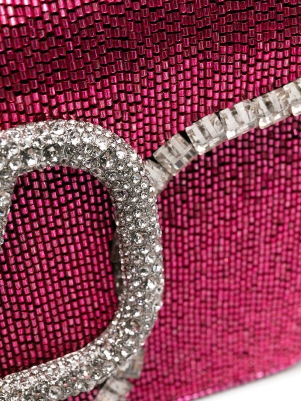 Valentino Garavani VLogo sequinned clutch bag - Image 5