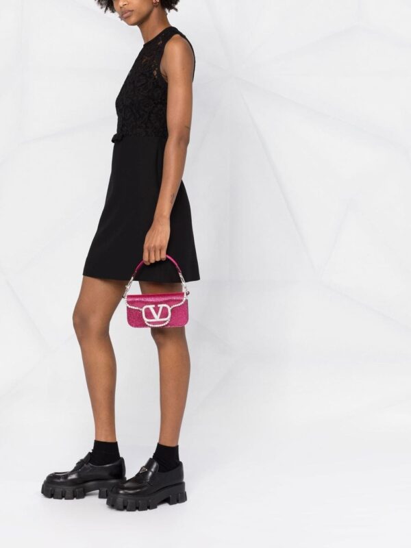 Valentino Garavani VLogo sequinned clutch bag - Image 2