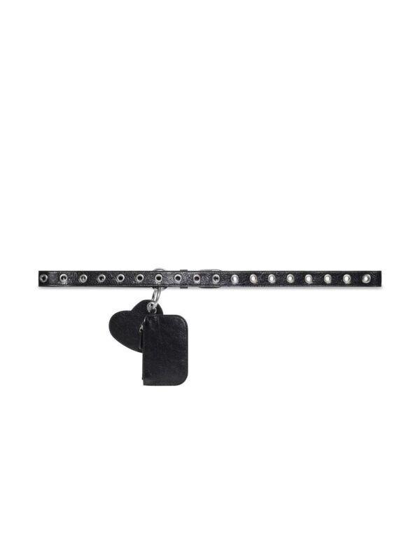 Balenciaga  mirror charm leather belt - Image 3