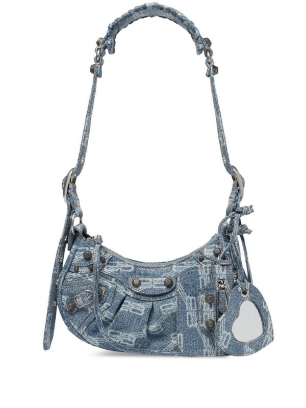Balenciaga Le Cagole XS BB-monogram shoulder bag