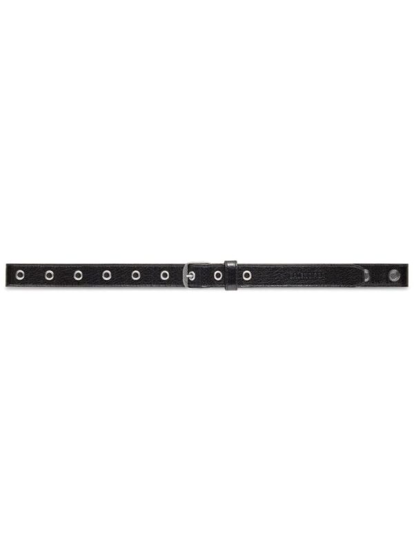 Balenciaga  eyelet leather belt