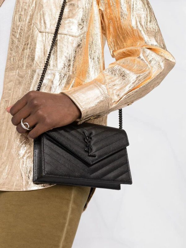 Saint Laurent Monogram chain wallet crossbody bag - Image 3