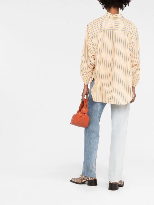 Balenciaga  Swing Twisted striped shirt - Image 4