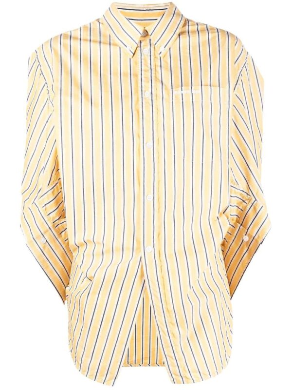 Balenciaga  Swing Twisted striped shirt