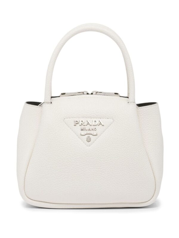 Prada logo-embellished leather mini bag