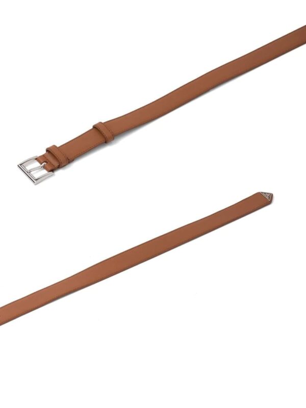 Prada  triangle-logo leather belt - Image 2