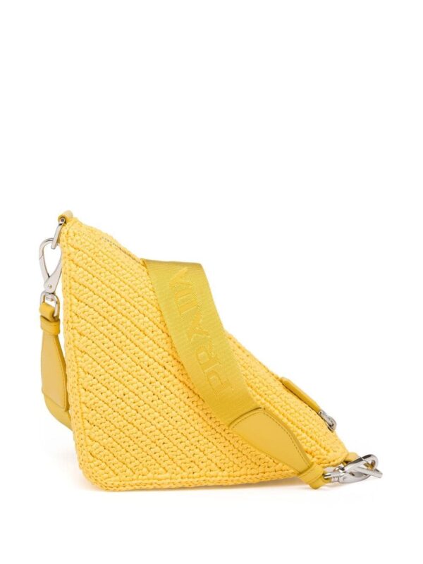 Prada raffia Triangle shoulder bag - Image 3