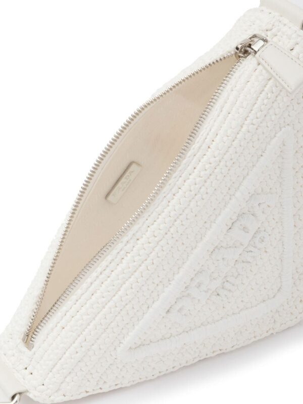 Prada  raffia Triangle shoulder bag - Image 3