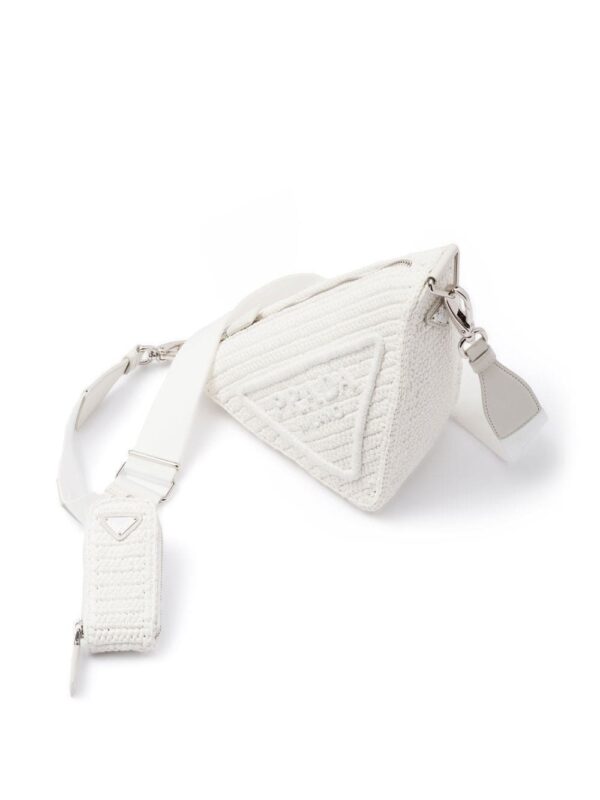Prada raffia Triangle shoulder bag - Image 3