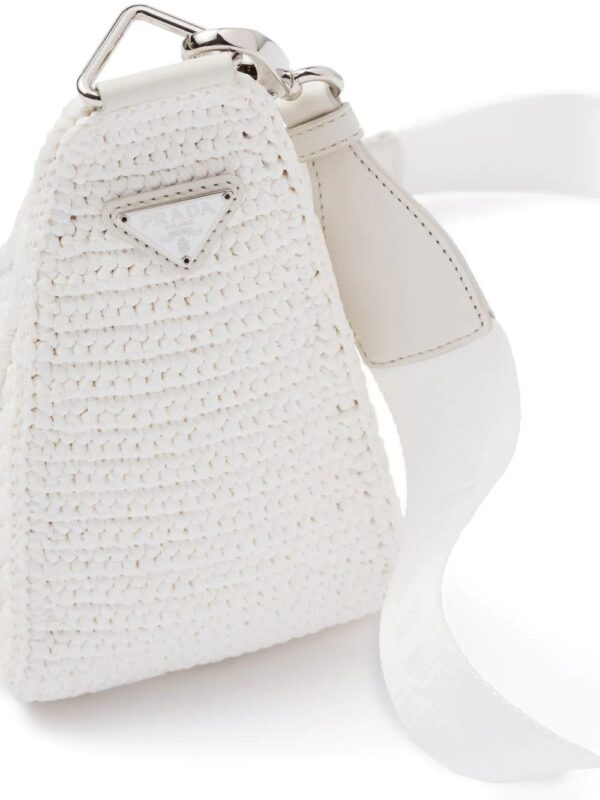 Prada  raffia Triangle shoulder bag - Image 5