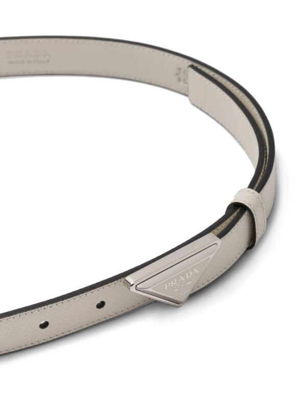 Prada  logo-buckle Saffiano leather belt - Image 2
