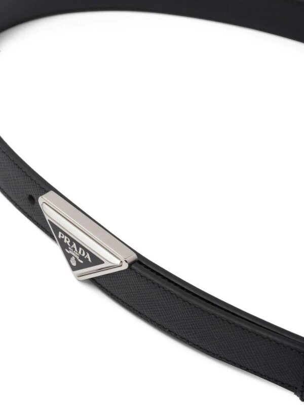 Prada  logo-buckle Saffiano leather belt - Image 2
