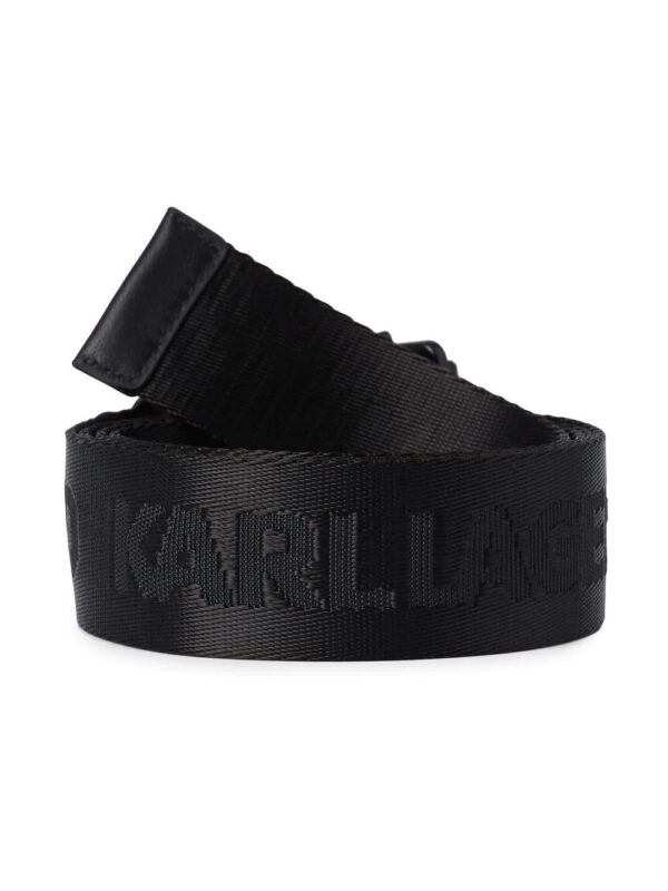 Karl Lagerfeld  x Cara Delevingne webbing logo-print belt - Image 2