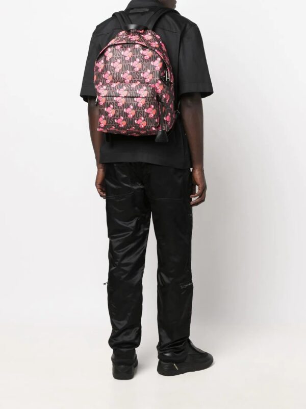 Moschino mouse-print zip-around backpack - Image 2