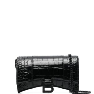 Balenciaga Hourglass chain-strap wallet