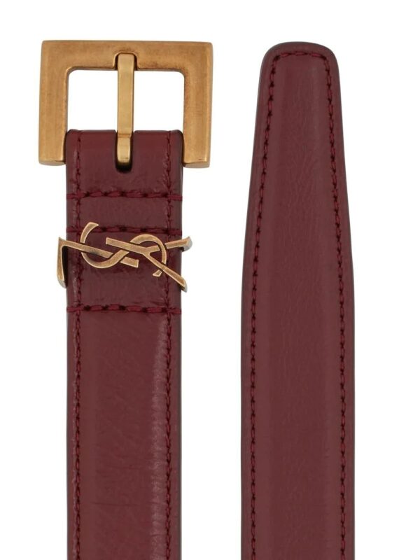 Saint Laurent  logo leather belt - Image 2