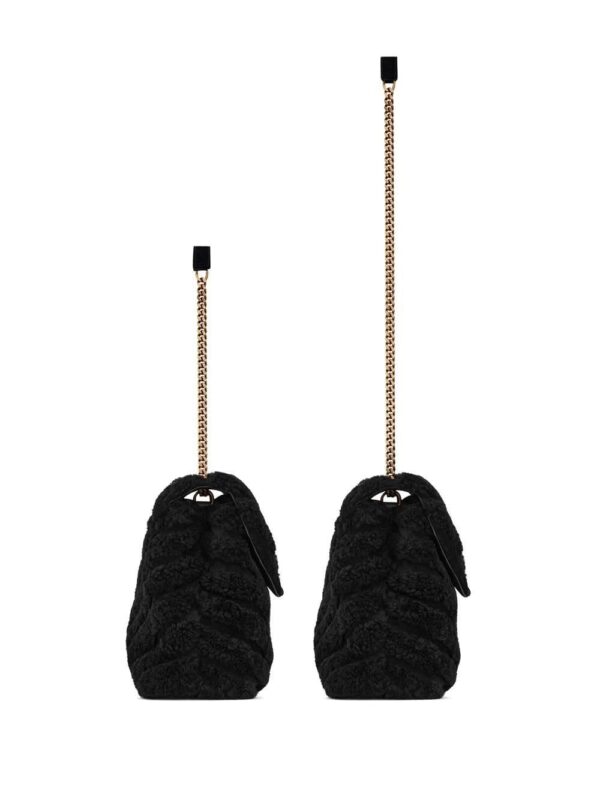 Saint Laurent Loulou medium shearling shoulder bag - Image 5