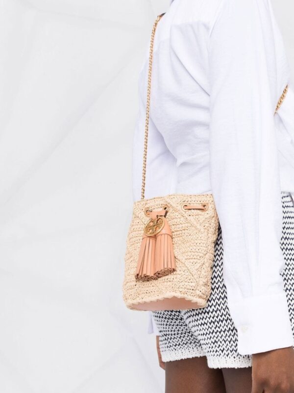 Tory Burch tassel-detail bucket bag - Image 3