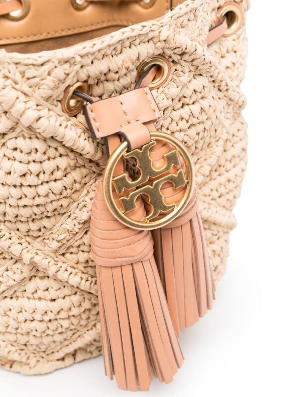 Tory Burch tassel-detail bucket bag - Image 5