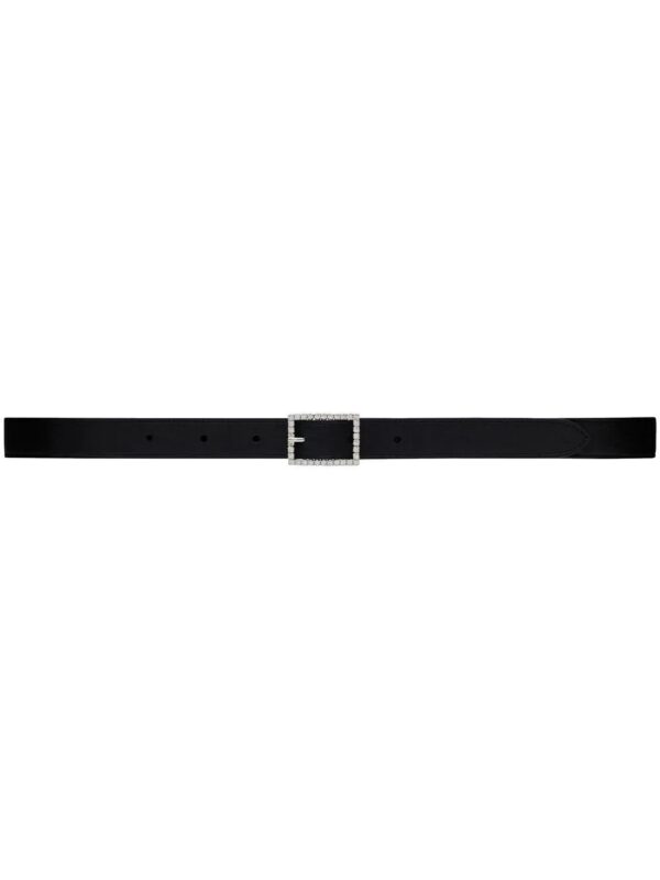 Saint Laurent  cyrstal-buckle belt