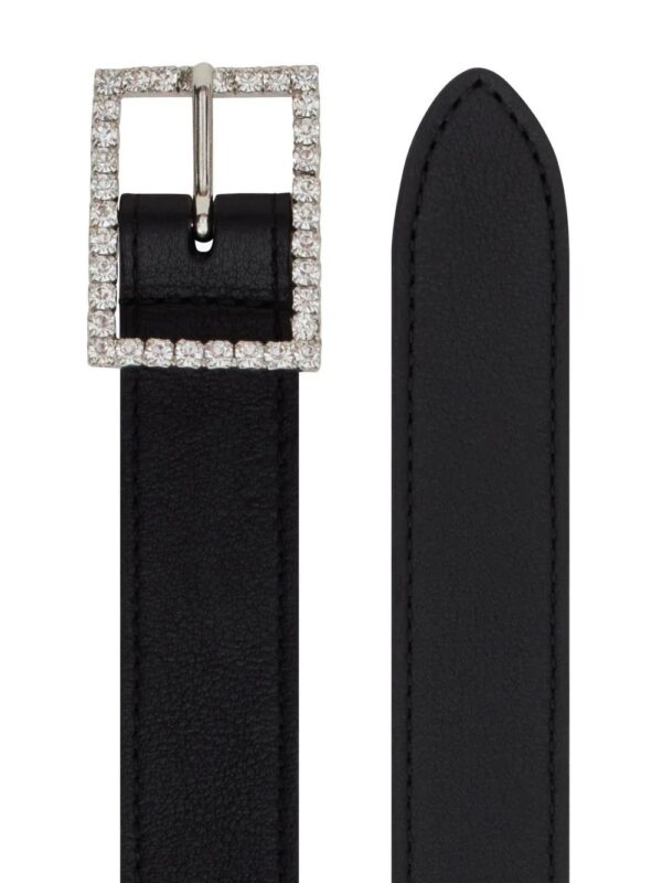 Saint Laurent  cyrstal-buckle belt - Image 2