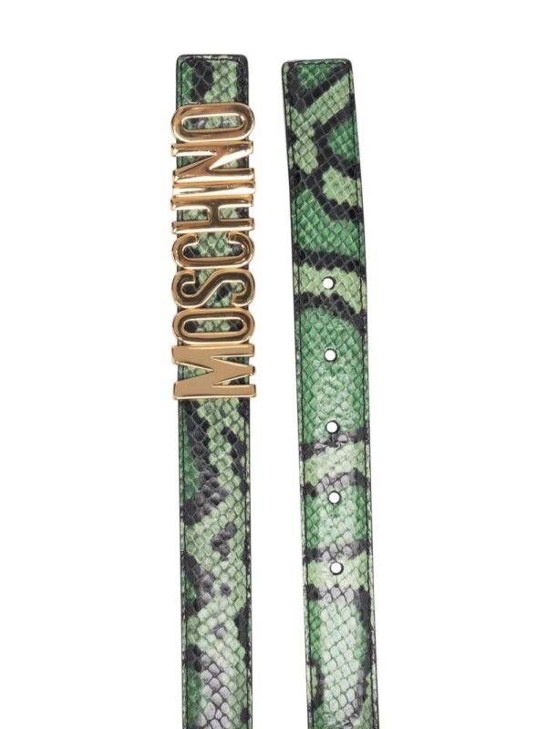 Moschino  logo-embellished belt - Image 2