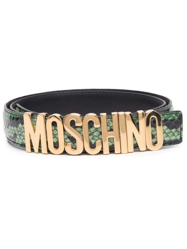 Moschino  logo-embellished belt