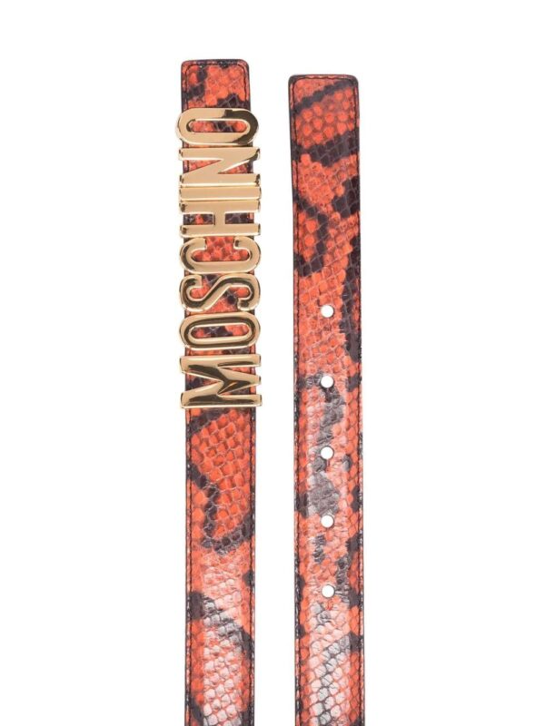 Moschino  logo-embellished belt - Image 2