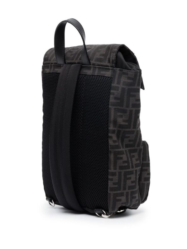 FENDI monogram logo-print backpack - Image 3