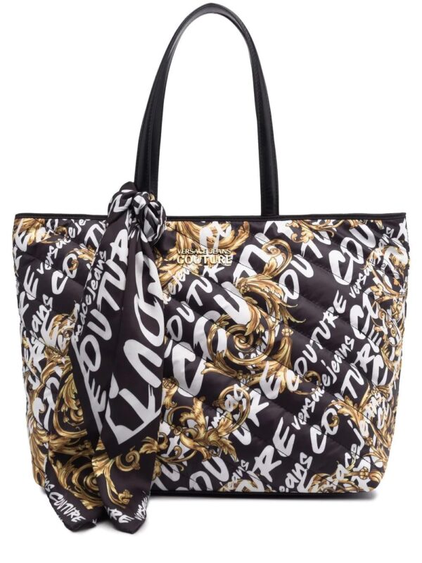 Versace Jeans Couture  logo-print padded tote bag