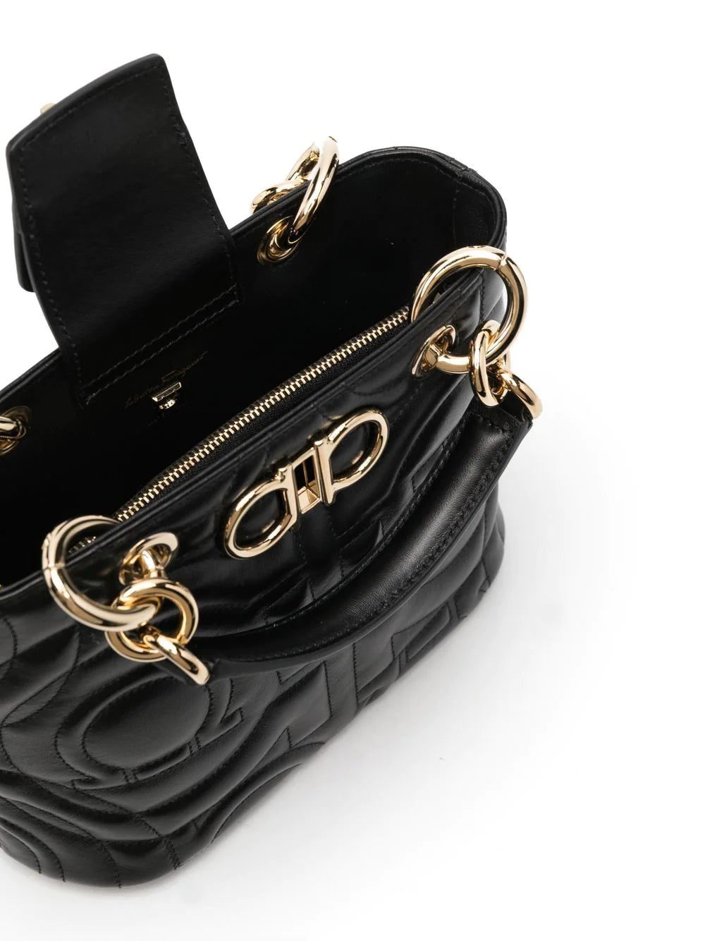 Ferragamo quilted Gancini crossbody tote bag - Image 2