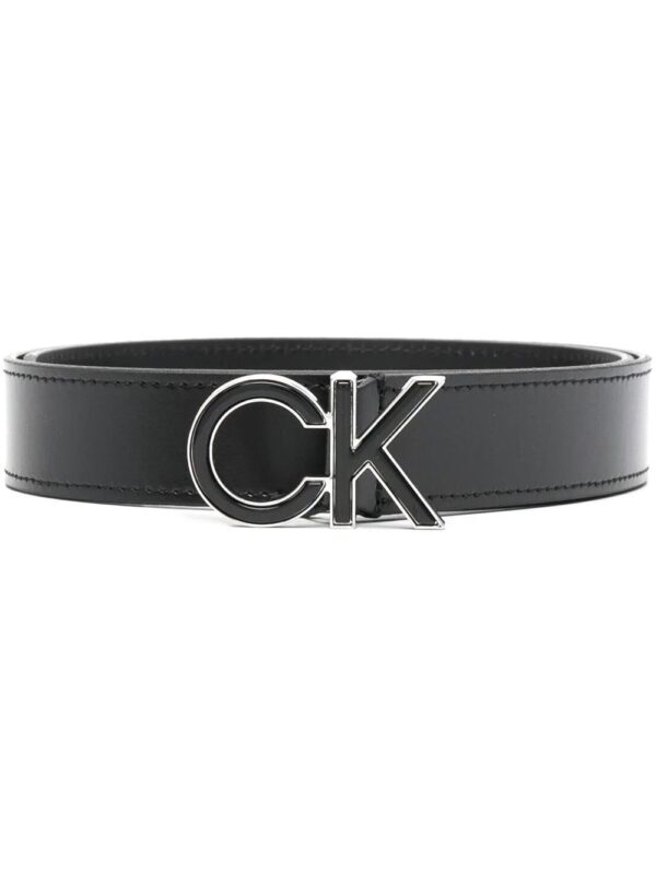 Calvin Klein  logo-buckle detail belt