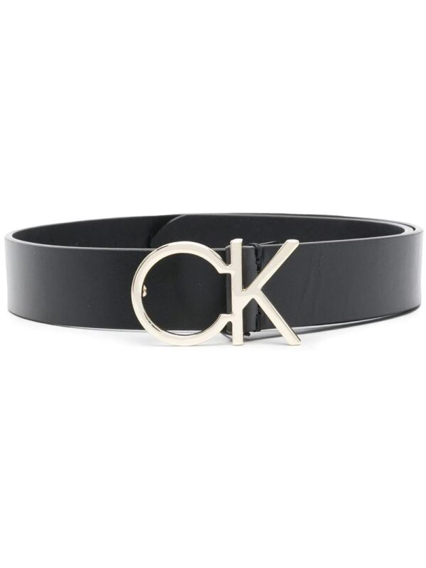 Calvin Klein  logo-buckle detail belt