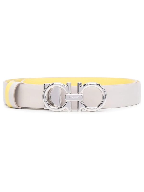 Ferragamo  silver-tone buckle belt