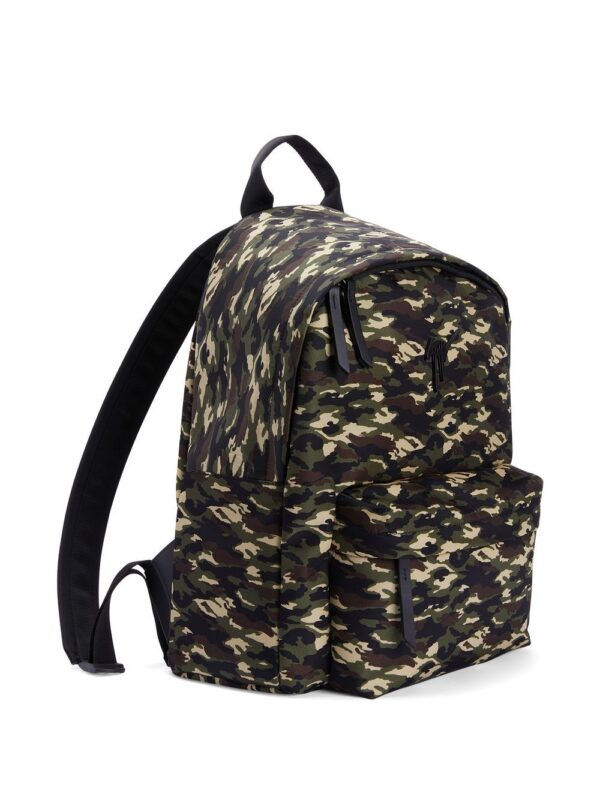 Giuseppe Zanotti Bud camouflage-print backpack - Image 4