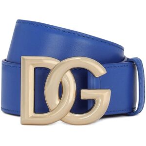 Dolce & Gabbana  leather logo-lettering belt