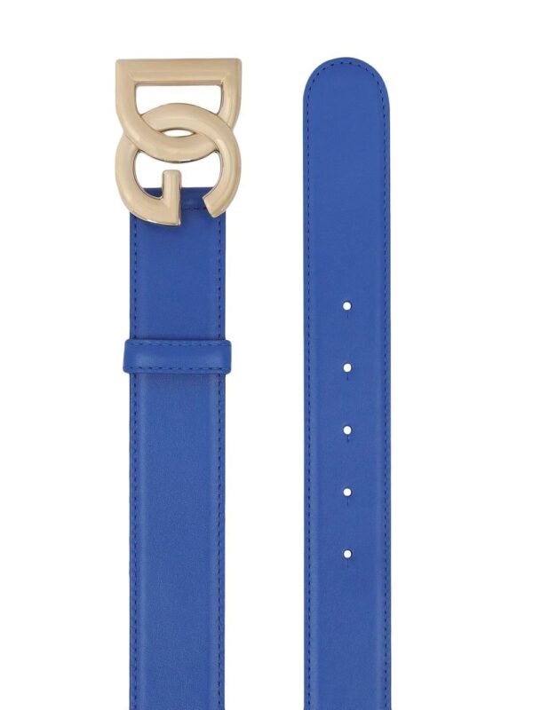 Dolce & Gabbana  leather logo-lettering belt - Image 2