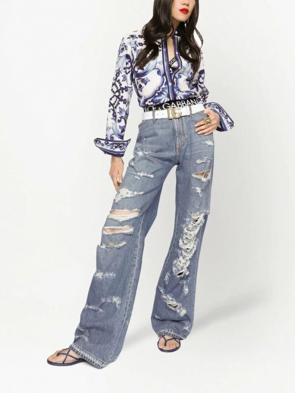 Dolce & Gabbana  Majolica-print cotton shirt - Image 2