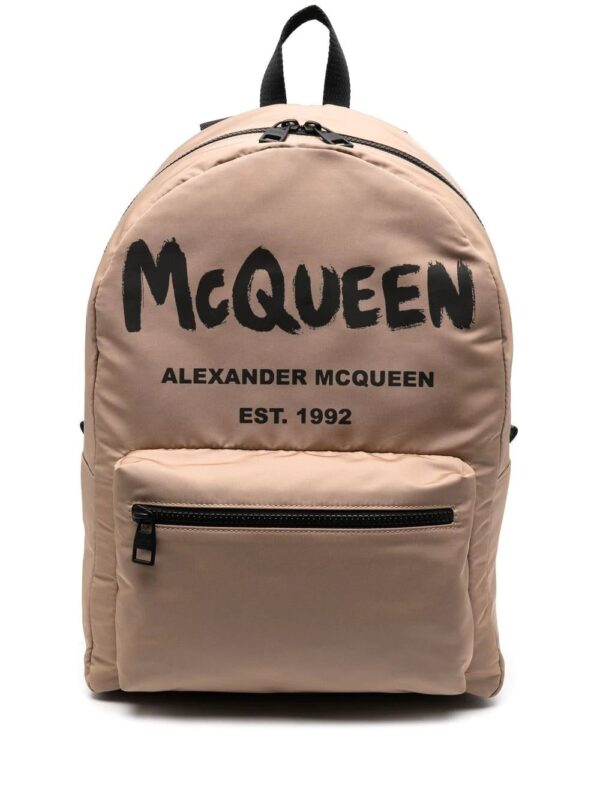 Alexander Mcqueen logo-print detail backpack