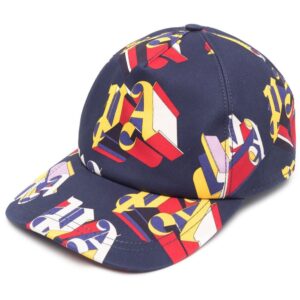 Palm Angels logo-print cotton cap