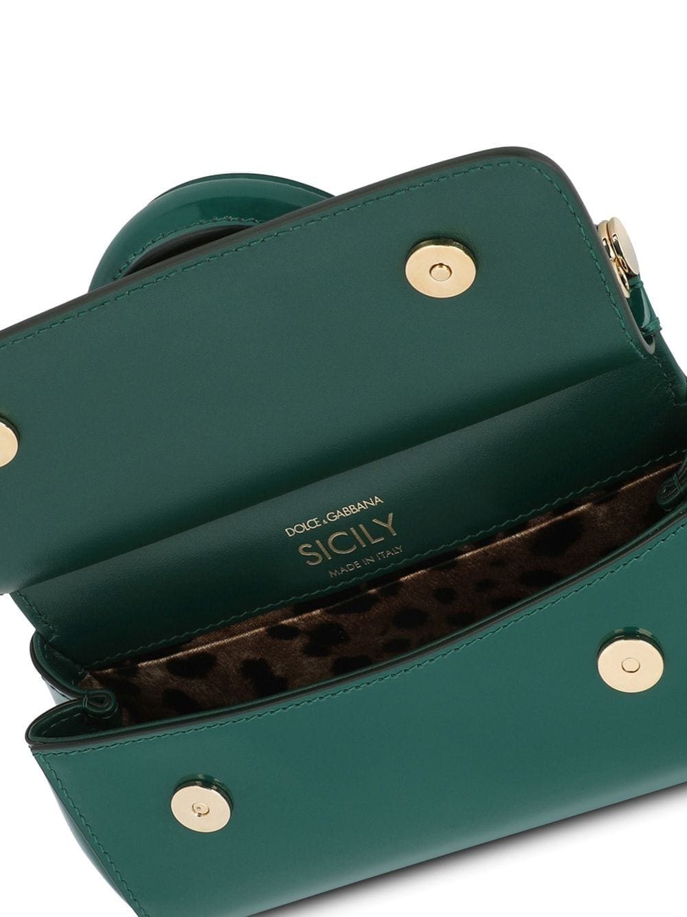 Dolce & Gabbana small Sicily leather top-handle bag - Image 5