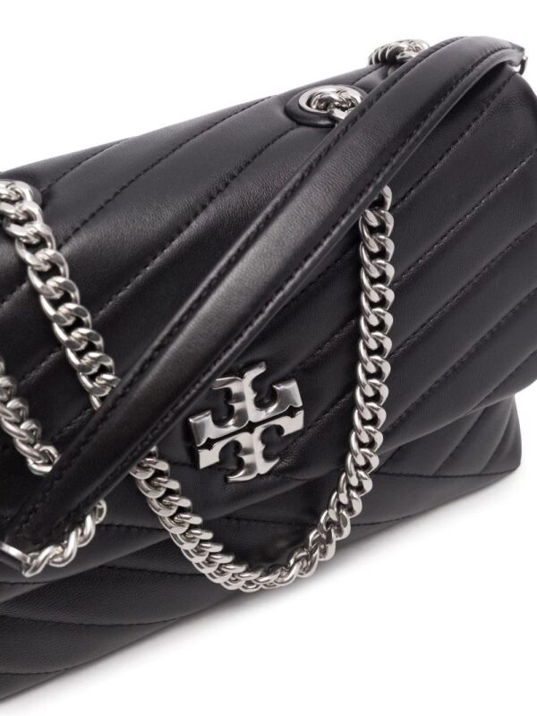 Tory Burch  quilted logo-plaque leather bag - Image 3
