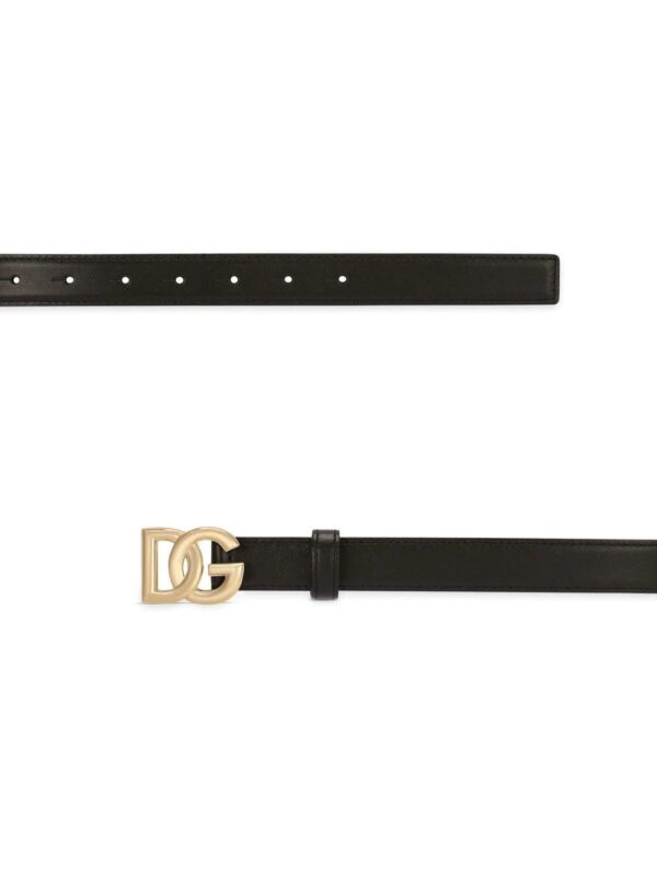 Dolce & Gabbana  logo-plaque buckle-fastening belt - Image 2