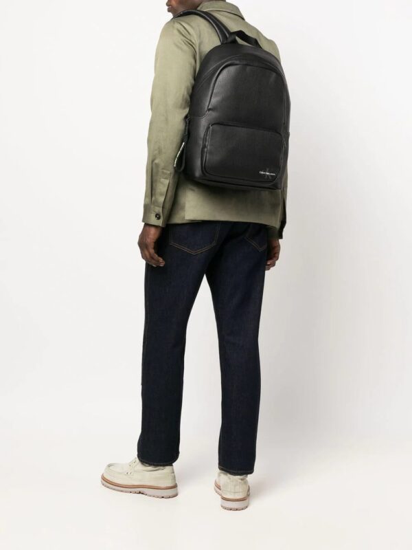 Calvin Klein Tagged Campus faux-leather backpack - Image 2