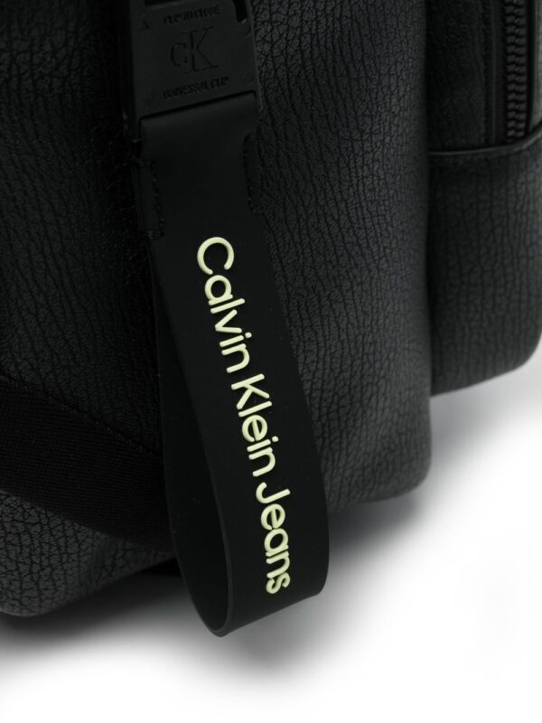 Calvin Klein Tagged Campus faux-leather backpack - Image 4