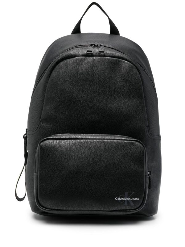 Calvin Klein Tagged Campus faux-leather backpack