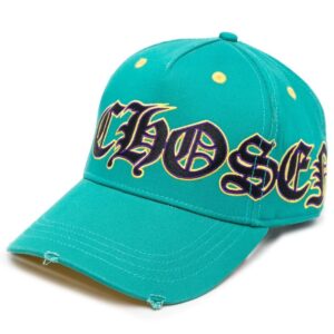 Philipp Plein Gothic logo-print distressed cap